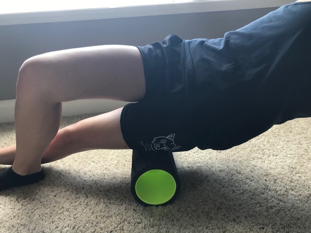 Photo of foam rolling your IT Band unnecessarily