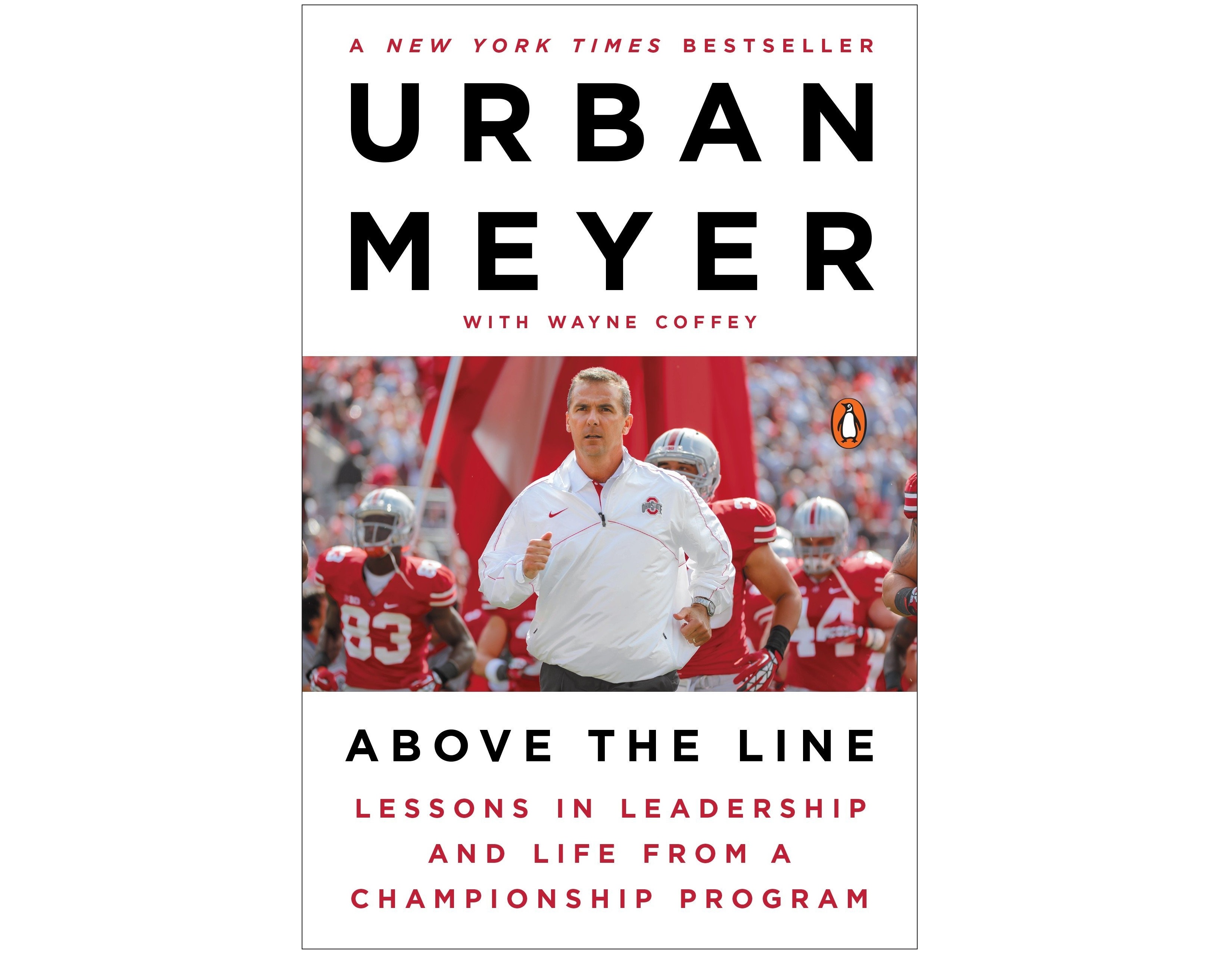 book list photo of Above the Line by Urban Meyer